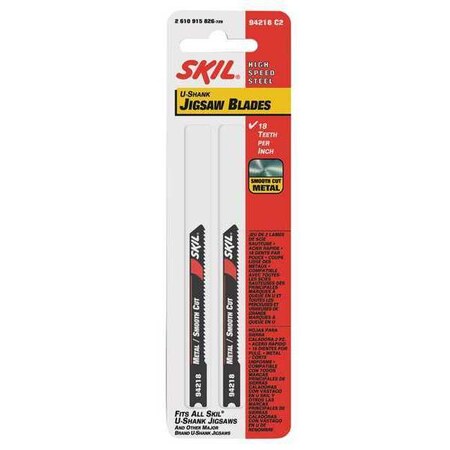2 3/4In18TPIMetal/SmoothHSSU BldRe PK2 Min. Qty 5 by USA Skil Power Jig Saw Blades