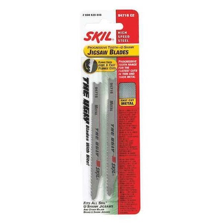 3 3/4In In UglyIn HSS Metal JS Blade PK3 by USA Skil Power Jig Saw Blades