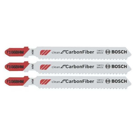 Clean for Carbon Fiber Jigsaw Blade PK3 by USA Bosch Power Jig Saw Blades