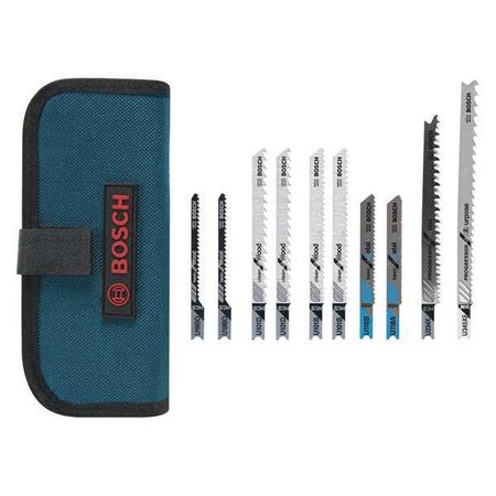 U Shank Jigsaw Blade Assortment 10 Pcs by USA Bosch Power Jig Saw Blades