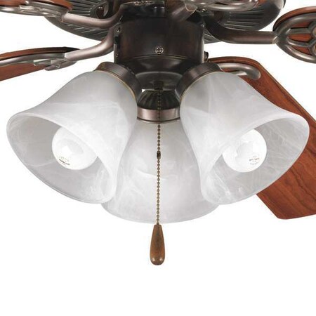 Three Light Ceiling Fan Kit Model P2600-20 by Progress in US