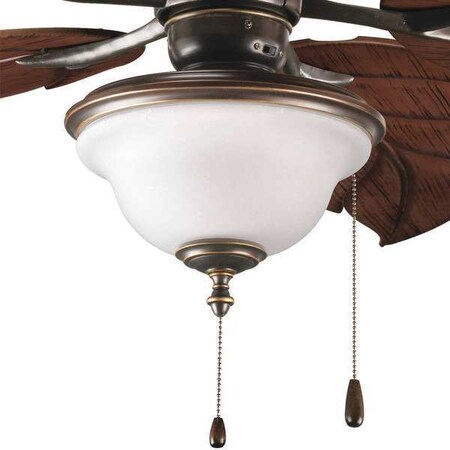 Ashmore - TWo Light Ceiling Fan Kit by Progress in US