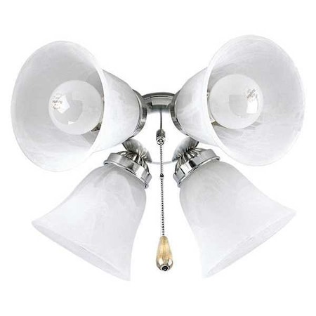 Airpro - Four Light Ceiling Fan Kit by Progress in US