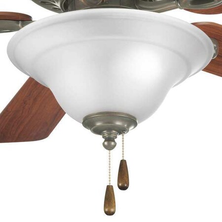 Three Light Ceiling Fan Kit Model P2628-20 by Progress in US