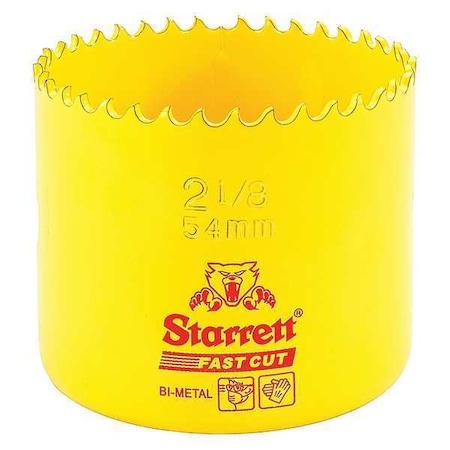 Bi Metal Fast Cut Hole Saw 2 1/8" (54mm) by USA Starrett Hole Saws & Cutters