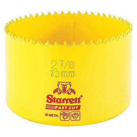 Bi Metal Fast Cut Hole Saw 2 7/8" (73mm) by USA Starrett Hole Saws & Cutters