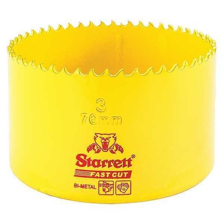 Bi Metal Fast Cut Hole Saw 3" (76mm) by USA Starrett Hole Saws & Cutters