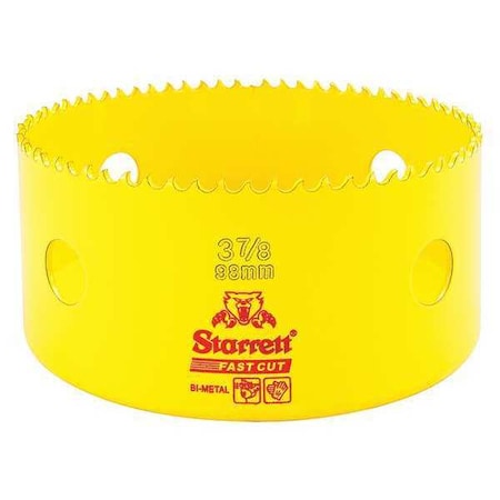 Bi Metal Fast Cut Hole Saw 3 7/8" (98mm) by USA Starrett Hole Saws & Cutters