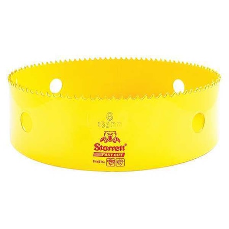 Bi Metal Fast Cut Hole Saw 6" (152mm) by USA Starrett Hole Saws & Cutters