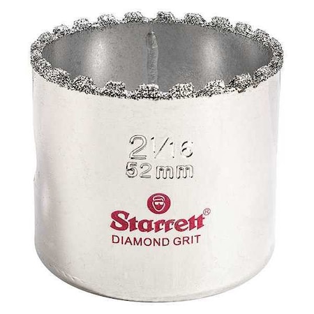 2 1/16" Synthetic Diamond Grit Hole Saw by USA Starrett Hole Saws & Cutters