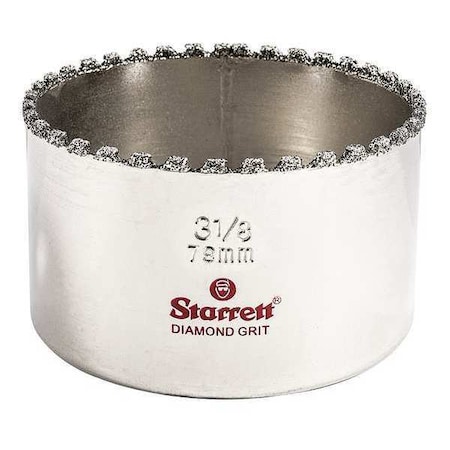 3 1/8" Synthetic Diamond Grit Hole Saw by USA Starrett Hole Saws & Cutters