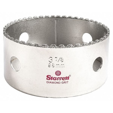 3 7/8" Synthetic Diamond Grit Hole Saw by USA Starrett Hole Saws & Cutters