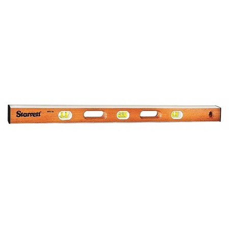 Master Pro Hardwood Level 36 by USA Starrett Box I Beam & Torpedo Levels