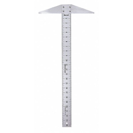 Aluminum T Square 24 by USA Starrett Squares Bevels & Stair Gauges
