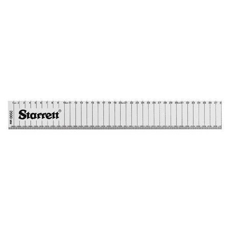 Aluminum Rule Straight Edge 2000mm by USA Starrett Rulers & Straight Edges