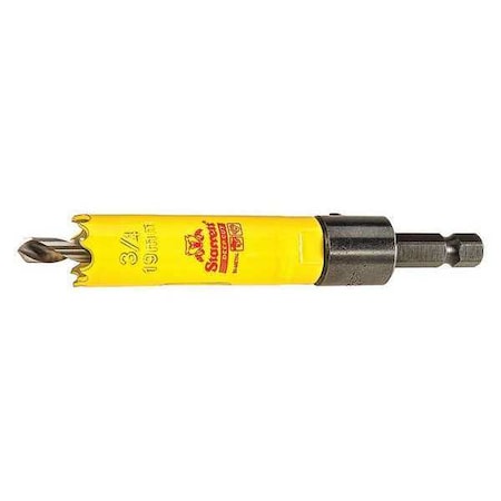 3/4" (19mm) Bi Metal HSS Hole Saw with Arbor by USA Starrett Hole Saws & Cutters