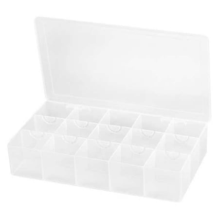 Utility Box 11x6.375x2.5 Clear Min. Qty 6 by USA Akro Mils Tool Chest & Side Cabinets
