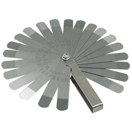 Ignition Feeler Gauge Set 22 pcs. Steel by USA Westward Precision Measuring Feeler Gauge Sets