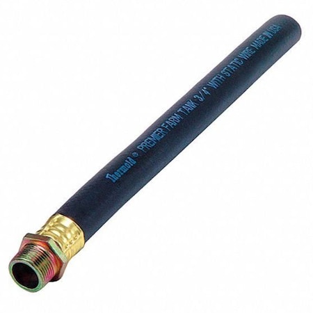 1" ID x 17 ft NBR Farm Tank Gasoline Hose BK by USA Thermoid Air Compressor Industrial Hoses
