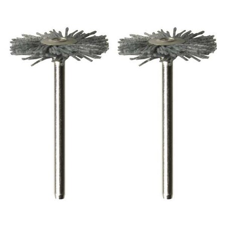 Nylon Bristle Brush 1 In. Dia. PK2 by USA Dremel Rotary Tools & Accessories