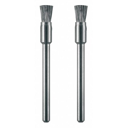 Carbon Steel Brush 1/8in. dia. PK2 by USA Dremel Rotary Tools & Accessories