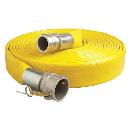 3" ID x 50 ft PVC Water Discharge Hose 200 PSI YL by USA Value Brand Air Compressor Discharge & Suction Hoses