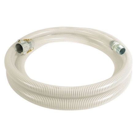 1" ID x 20 ft PVC Water Suction Hose Clear/WT by USA Value Brand Air Compressor Discharge & Suction Hoses