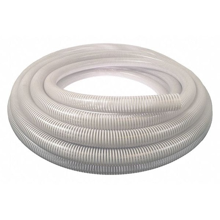 3" ID x 100 ft PVC Water Suction Hose Clear/WT by USA Value Brand Air Compressor Discharge & Suction Hoses