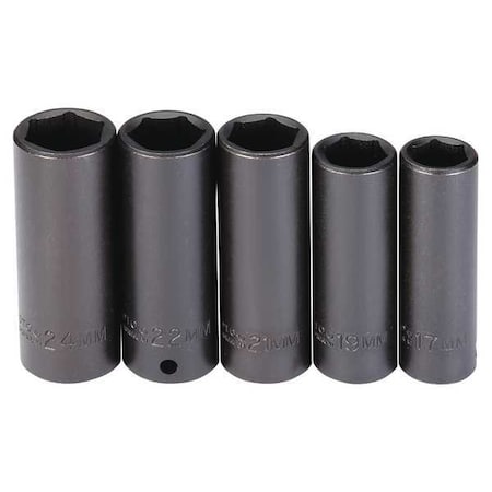 Impact Socket Set 5 pcs. by USA Proto Socket Sets