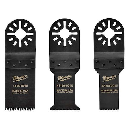 Oscillating Blade Kit 3/4 in. 1 1/4 in. by USA Milwaukee Oscillating Tool Accessories