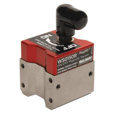 Magnetic Weld Square 1 1/2x1 1/8in 150lb by USA Mag Mate Specialty Welding Accessories