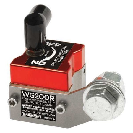 Magnetic Weld Ground 2 7/8x2 3/4in 150lb by USA Mag Mate Specialty Welding Accessories