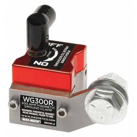 Magnetic Weld Ground 2 7/8x2 3/4in 150lb Type WG300R by USA Mag Mate Specialty Welding Accessories