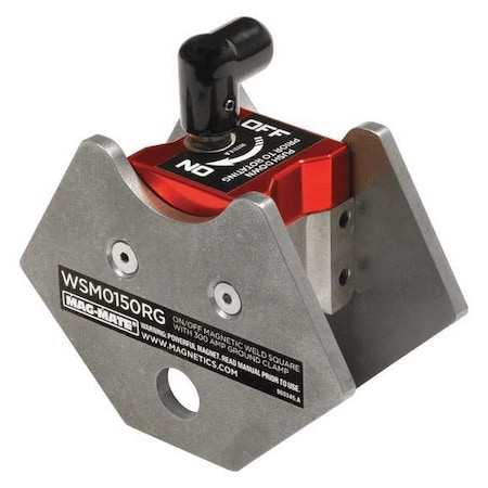 Magnetic Weld Angle w/Grd 4in 150lb by USA Mag Mate Specialty Welding Accessories