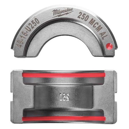 Crimping Tool Die 250 MCM Red by USA Milwaukee Crimping Tool Dies