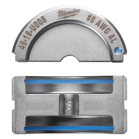 Crimping Tool Die 8 AWG Blue by USA Milwaukee Crimping Tool Dies