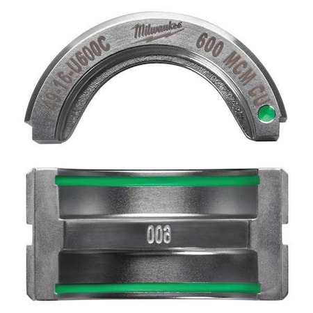 Crimping Tool Die 600 MCM Green by USA Milwaukee Crimping Tool Dies