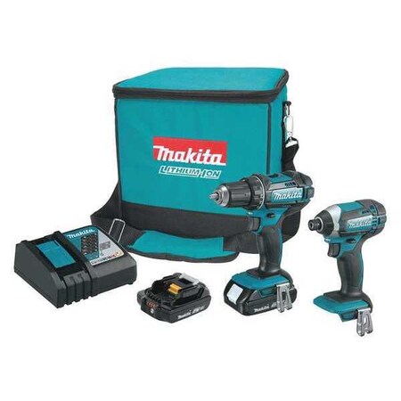 Cordless Combination Kit 2 pcs. by USA Makita Cordless Power Tool Combination Kits