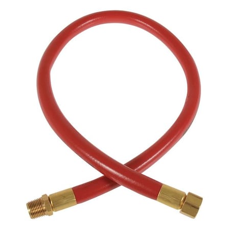 1/2" ID x 24" PVC Coupled Snubber Hose 300 PSI RD by USA Value Brand Air Compressor Industrial Hoses
