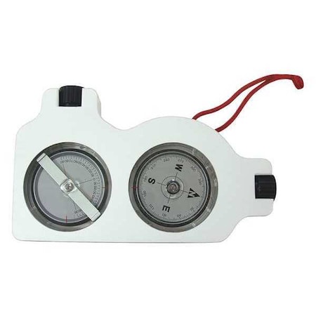 Clinometer Compass 5 in. L x 3 in. H by USA Steren Angle Pitch & Slope Locators