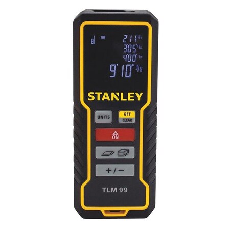 Laser Distance Meter LCD 4 to 100 ft. by USA Stanley Distance Meters
