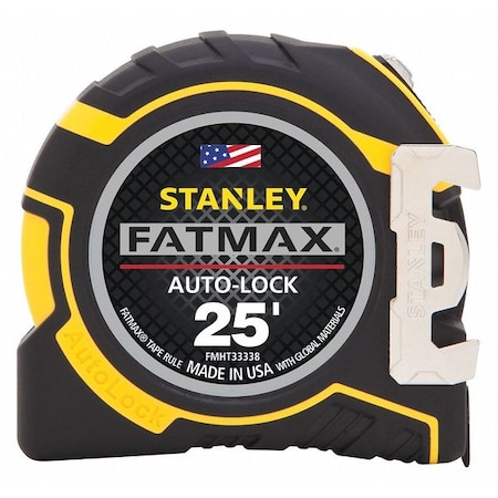 25 ft. FatMax Auto Lock Tape Measure by USA Stanley Measuring Tapes