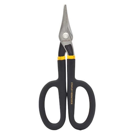 Tinners Snip 2 1/4 in. Cutting L Black by USA Stanley Metal Cutting Snips & Sheet Metal Tools