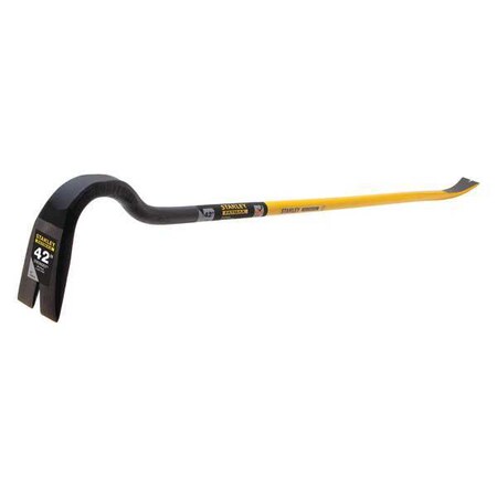 Pry Bars 42 in. L 2 1/4 in. W Steel by USA Stanley Nail Pullers Wrecking & Pry Bars