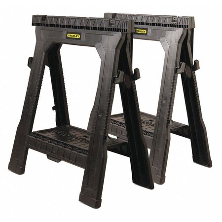 Sawhorse Plastic 1000 Capacity (Lb.) PK2 by USA Stanley Sawhorses & Work Stands