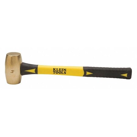 Non Sparking Hammer Yellow/Black 4 lb. by USA Klein Sledges