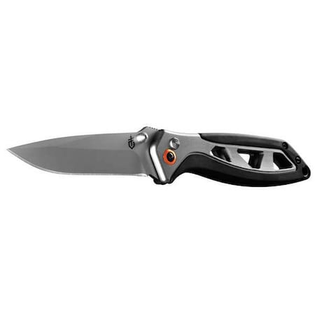 Folding Knife Serrated Drop 7 in Blk by USA Gerber Folding Knives