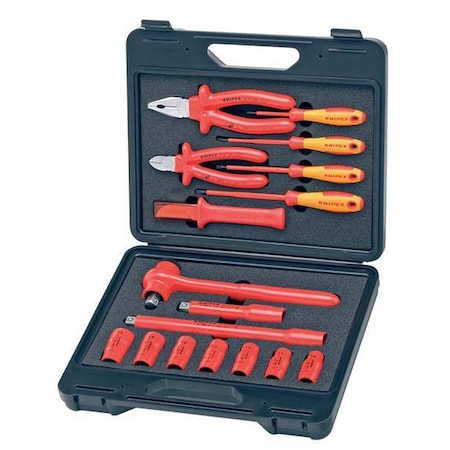 Insulated Tool Set 17 pc. by USA Knipex Insulated Tool Sets