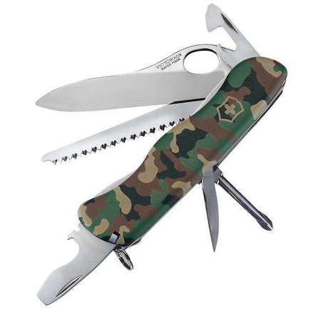 Multi Tool Knife 6 Tool 12 Funct GrnCamo by USA Victorinox Multi tool Pliers