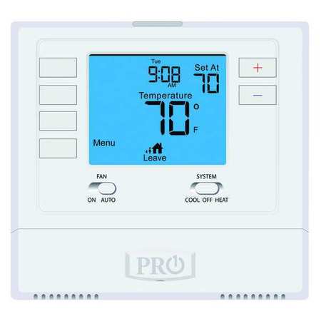 Pro1 Iaq Thermostat, 5-1-1 Day Programmable, Stages 1 Heat/1 Cool T705